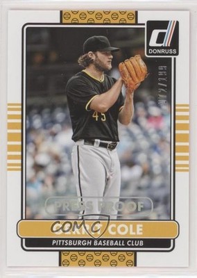 2015 Panini Donruss Press Proof Silver 72/199 Gerrit Cole #144 pd6