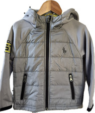 Polo Ralph Lauren Boys 4T Warm - Grey - Coat/Jacket w/ Hood - 67 Style NWT