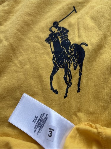 Camisa Polo Ralph Lauren De Colección Para Mujer Manga Larga Amarilla Mediana Nueva Sin Etiquetas - Imagen 10 de 11