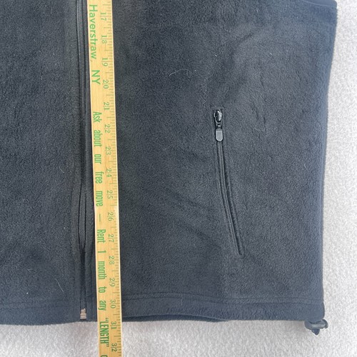 THE HOME DEPOT Vest Men L North Conway NH Employee Uniform Fleece Full Zip Black - Picture 12 of 13