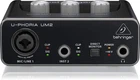BEHRINGER USB audio interface UM2 musical instrumental gear 48kHz 48V