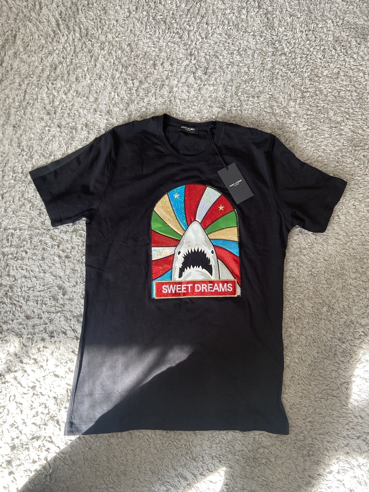 t shirt saint laurent dolci sogni