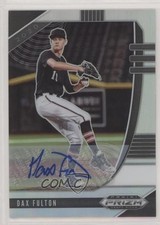 2020 Panini Prizm Draft Picks Silver Prizm Auto Dax Fulton #PDP40 Auto 0a4s