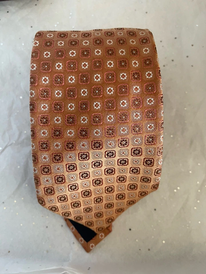 批量 2 件 Canali And Ermenegildo Zegna 现代丝绸领带 意大利制造 厚 — 第 2/4 张图片