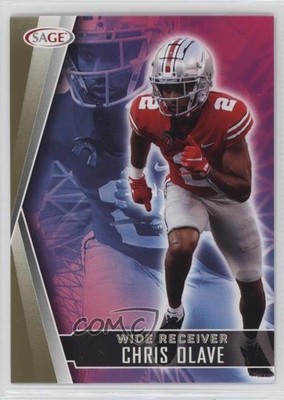 2022 SAGE Low Series Hobby Chris Olave #8 Rookie RC uk2
