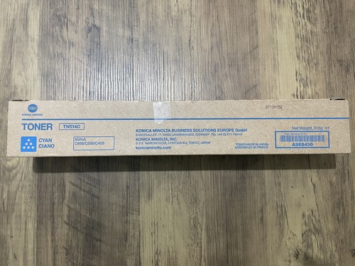 Original OEM Konica Minolta Cyan Toner für C458/C558/C658 TN514C (A9E8450)