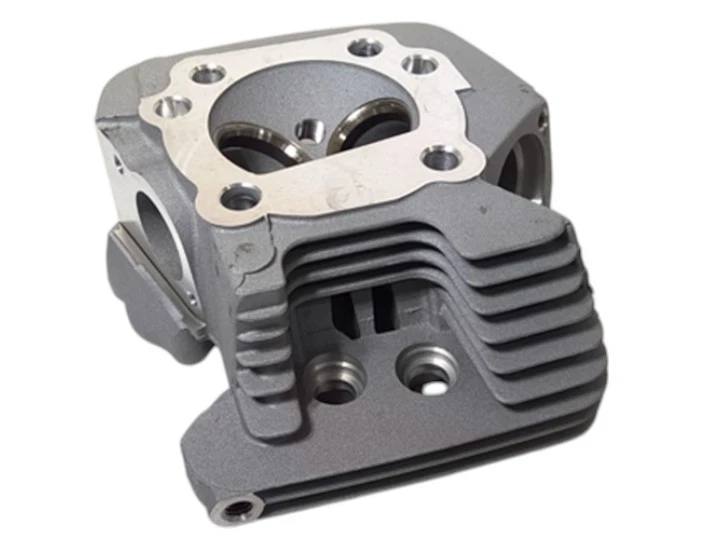 Harley Electra Glide Dyna 1996-1999 culata trasera plateada 16690-92B nuevo OEM Foto 2 de 4