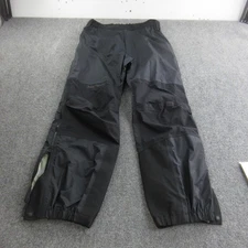 Marmot Rain Pants Mens Black Waterproof Side Zip Shell Hiking Ski Snow Taped