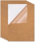 Self Adhesive Cork Sheet, 5Pcs Adhesive Cork Backing Sheets 21x30 cm