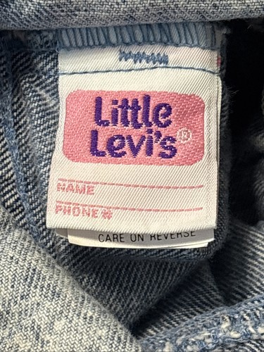 Mono vaquero Little Levi’s vintage años 80 RARO Deadstock 12 meses ~ PRENDA DE MUESTRA - Imagen 11 de 13