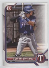 2022 Bowman Draft Anthony Gutierrez #BD-110 nh3