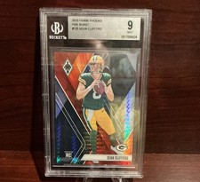 2023 Panini Phoenix Sean Clifford Fire Burst #125 BGS 9 Mint