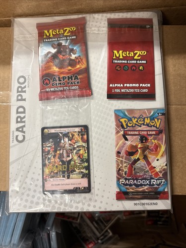 1x Sealed Karte Pro + Metazoo Magazin Vol #1 Alpha Promo + Demo + Pokemon - Bild 2 von 2
