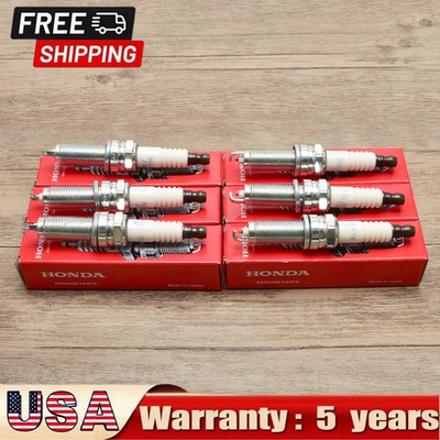 #ad #ad 6PCS OEM 12290 R9P A01 Spark Plugs Fits 95350 NGK HONDA MDX TLX RLX DILZKR7B11G $32.45