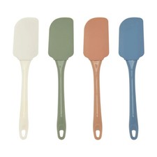 Silicone Spatula Scraper Kitchen Utensil Heat Resistant Dishwasher Safe ASSORTED