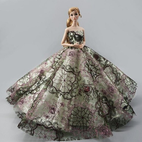 Dress Wedding Dress For 11.5" Doll Clothes Evening Outfits Party Ball Long Gown - Picture 10 of 19