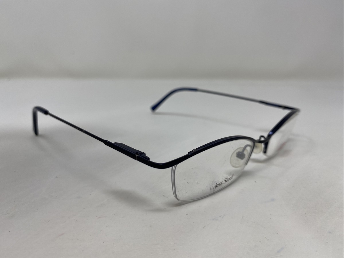 Coleman 8118 BLU 50-18-135 Blue Metal Half Rim Eyeglasses Frame
