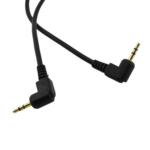 1x 2.5mm Male to Male Right Angle TRS Stereo Adapter Audio Cable Gold Plated - Picture 5 of 6