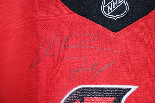 NHL Ottawa Senators Mark Borowiecki #74 Autographed Jersey Youth Sz S/M Reebok - Picture 9 of 9