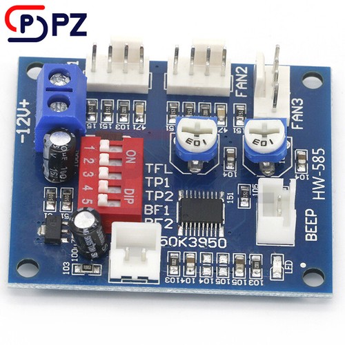 12V PWM PC CPU Fan Temperature Control Speed Controller Module High-Temp Alarm - Picture 5 of 5