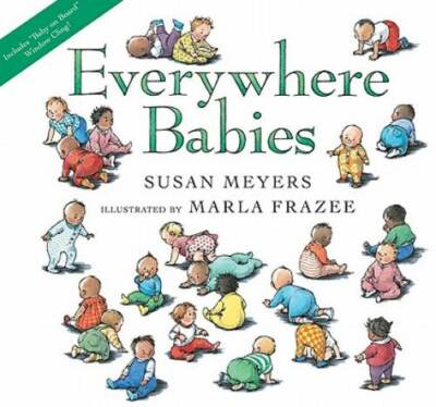 Everywhere Babies lap board book - Board book By Meyers, Susan - GOOD