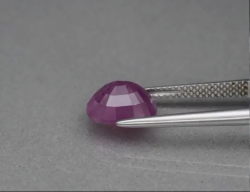 RUBY 4.30 ct Red Cushion 9.8 x 8.0 x 5.7 mm Natural Unheated Untreated Guinea - Picture 21 of 24