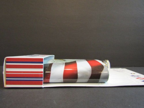 WEMCO Freedom Flask - FLAG & AMERICAN EAGLE Holds 8 fl oz. HINGED SCREW CAP-5.5" - Picture 5 of 5