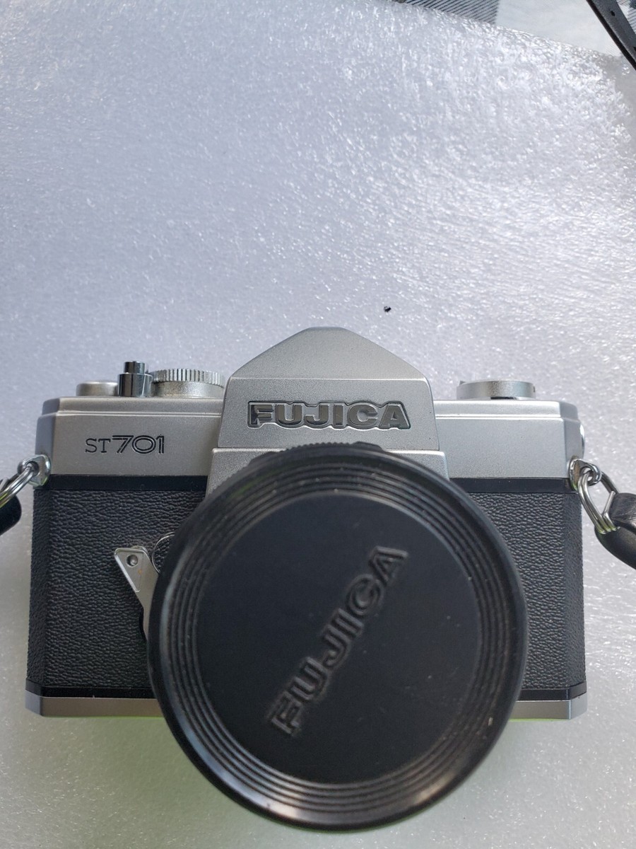 FUJICA Film Camera￼ Untested Shutter Fires,Tamron Adapta Lens  Vivitar