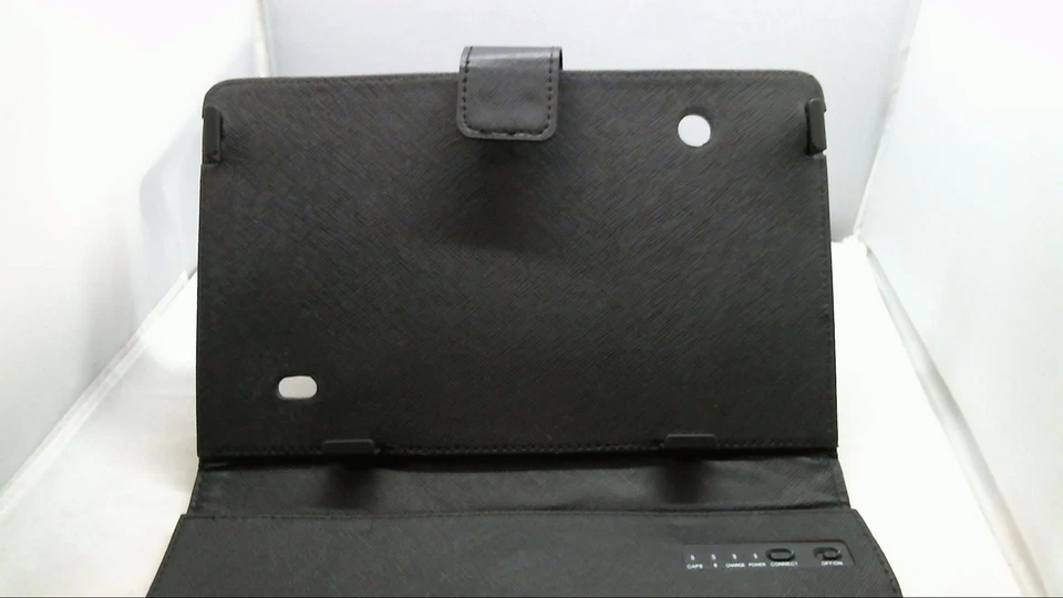 Funda con teclado Bluetooth genuina tipo folio para Hipstreet HS-10DTB12 negra Foto 3 de 4
