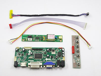 DVI VGA Audio LCD Controller Board driver lvds Kit For LTN184KT01-A01 HDMI