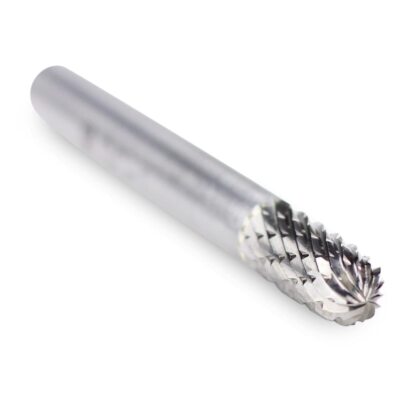 SATC Cylinder Radius End Tungsten Tool, 1/4'' Tungsten Carbide Cutting Burr Bur