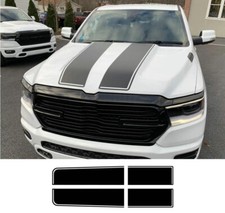 For Dodge Ram 1500 2500 Hood Tailgate Racing Stripe Pickup Bonnet Rear Stickers