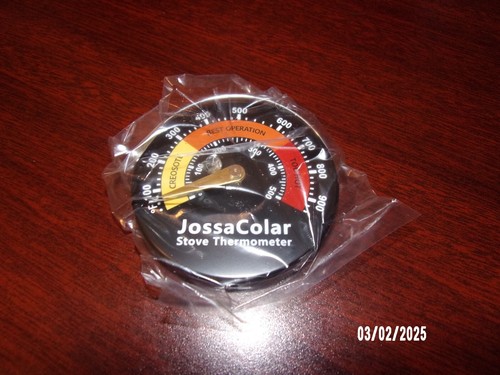 Wood Stove Thermometer Magnetic Stove Pipe Thermometers Stove Temperature Gauge - Picture 1 of 2