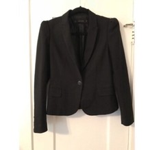 Women  s Black Basic Blazer S