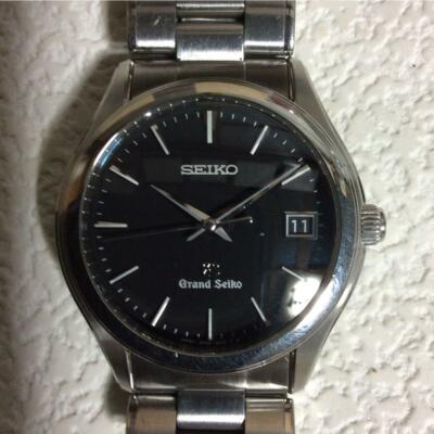 グランドセイコー（GS）SBGX041 Seiko Grand Seiko SBGX041 Quartz Black Dial Luxury Men's Watch w