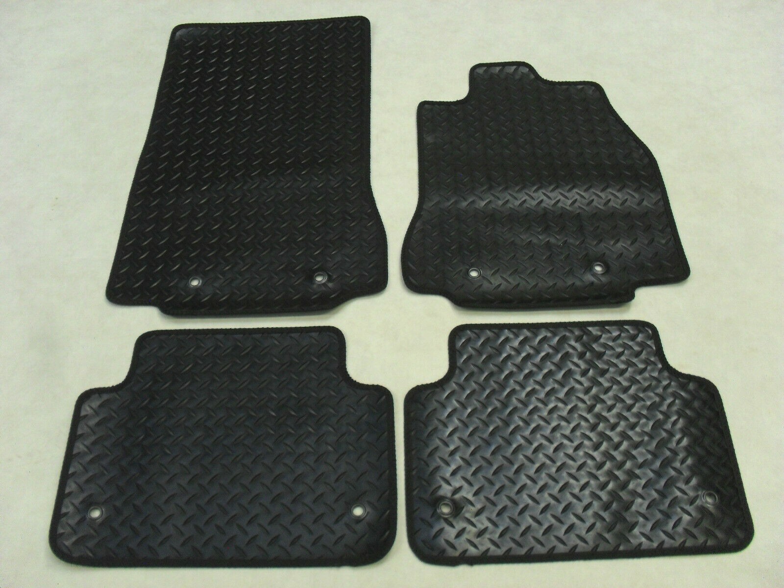Fits Jaguar XF 2014-2016 Fully Tailored Deluxe RUBBER Car Mats in Black