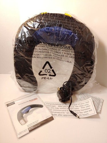 Homedics NECK & SHOULDER MASSAGER Vibrator with HEAT 2 Variable Speeds NMSQ-100 - Picture 4 of 7