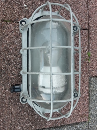 Ex geschützte Bunker Lampe Im Top Zustand