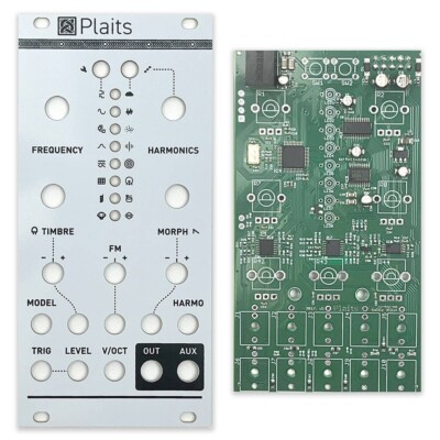 Plaits SMD Populated PCB and Panel - Eurorack Module PCBs by Sound Study Modular