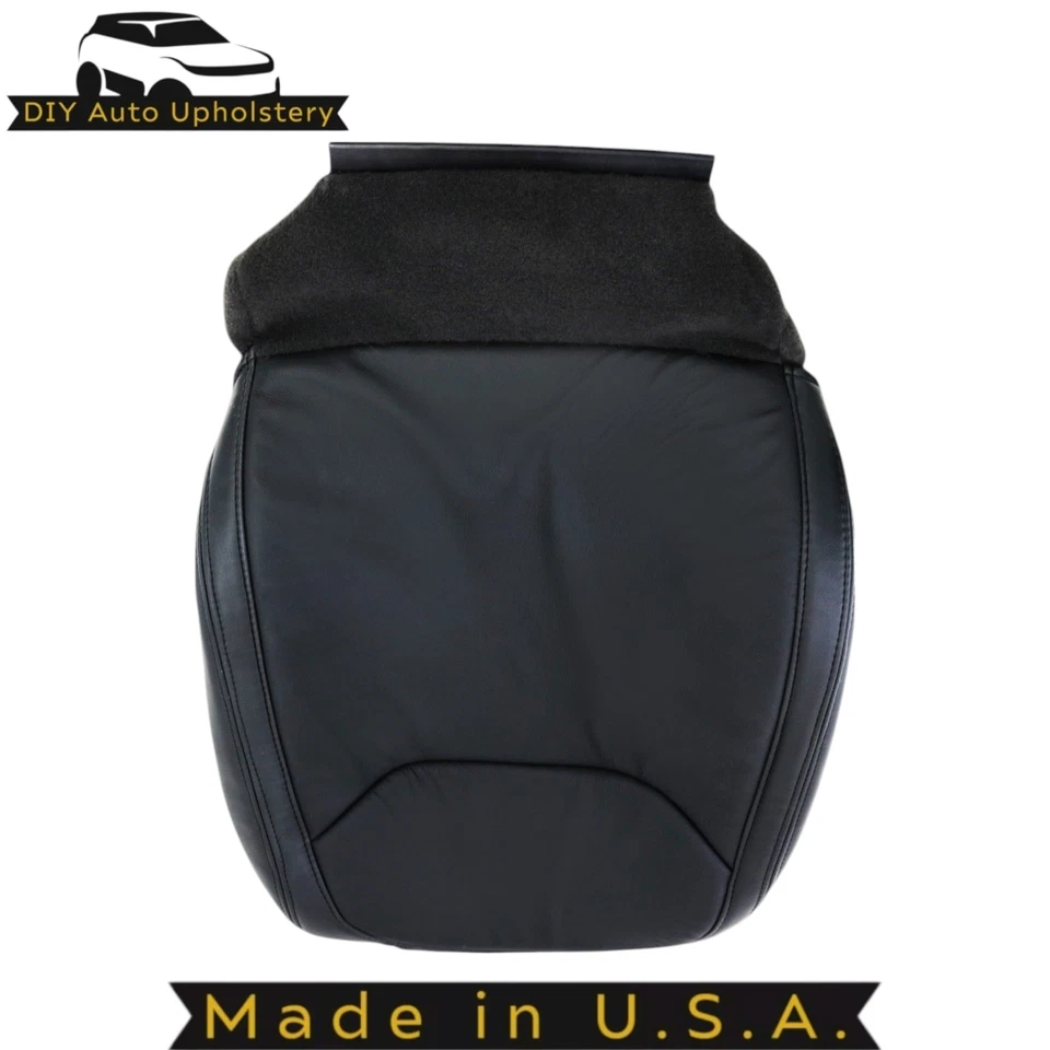 Cubierta de asiento de repuesto de cuero negra para Acura TL 1999-2003 Foto 3 de 4