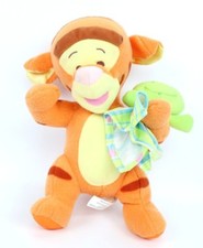 Fisher Price Plush Stuffed 2004 Toy Baby Tigger Rattle Lovey Security Blanket