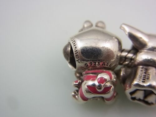 Pandora Disney Charm Armband 5 x Elemente 925 Silber Figuren Tiere 19cm - Bild 8 von 9