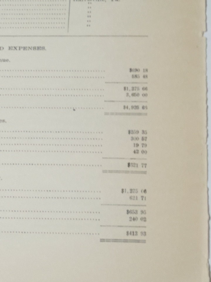 1909 document HARRISVILLE TELEPHONE COMPANY Butler County PA JC