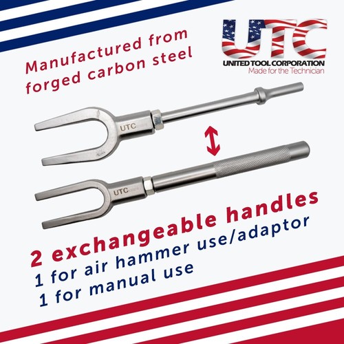5-Piece Ball Joint Separator Pickle Fork Tool Set Tie Rod Removal Tool - Picture 5 of 10