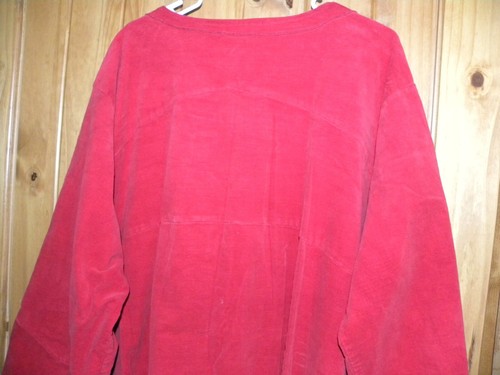 BLUE FISH VELVETEEN LONG RED COAT/ROBE SIZE 3 WOW! - Picture 8 of 10