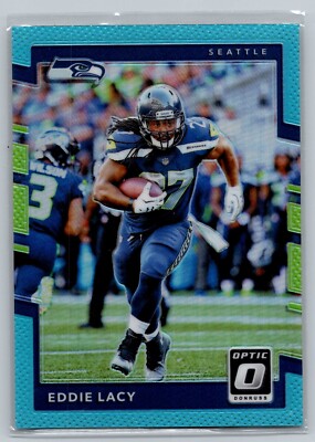 2017 Donruss Optic Aqua #26 Eddie Lacy SP/299