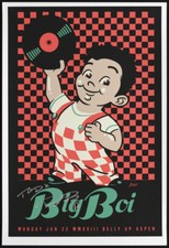 Autographed Big Boi Belly Up Aspen Scrojo Poster Hand Signed 1/22/2018 Outkast