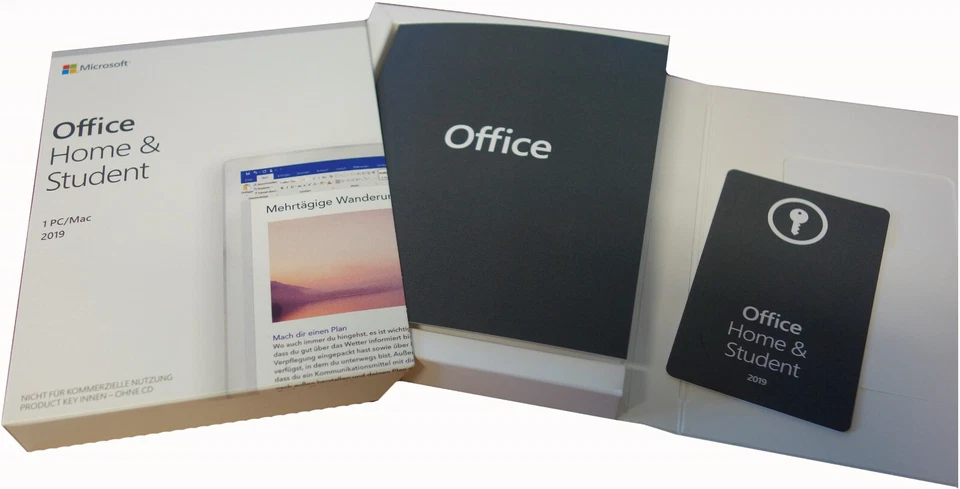 MS Office 2019 Home and Student | ML | 1PC/Mac | Vollversion | Dauerlizenz | BOX - Bild 4 von 4