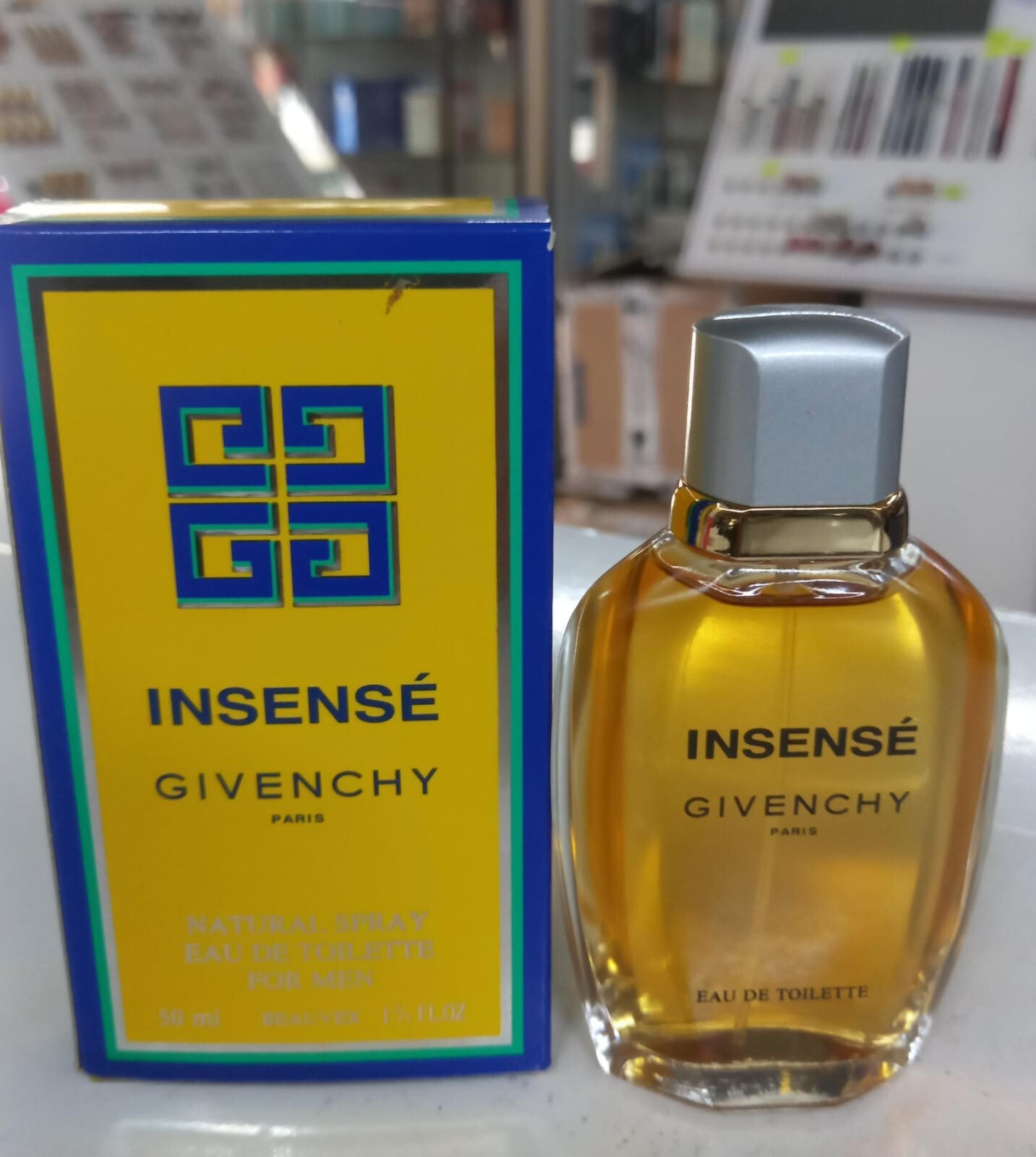 Givenchy Insense 50 ml Eau de Toilette Spray Pour Homme NUOVO vintage raro buono