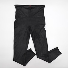 Spanx Leggings Womens Extra Large Black Seamless Mid Rise Stretch Pull On